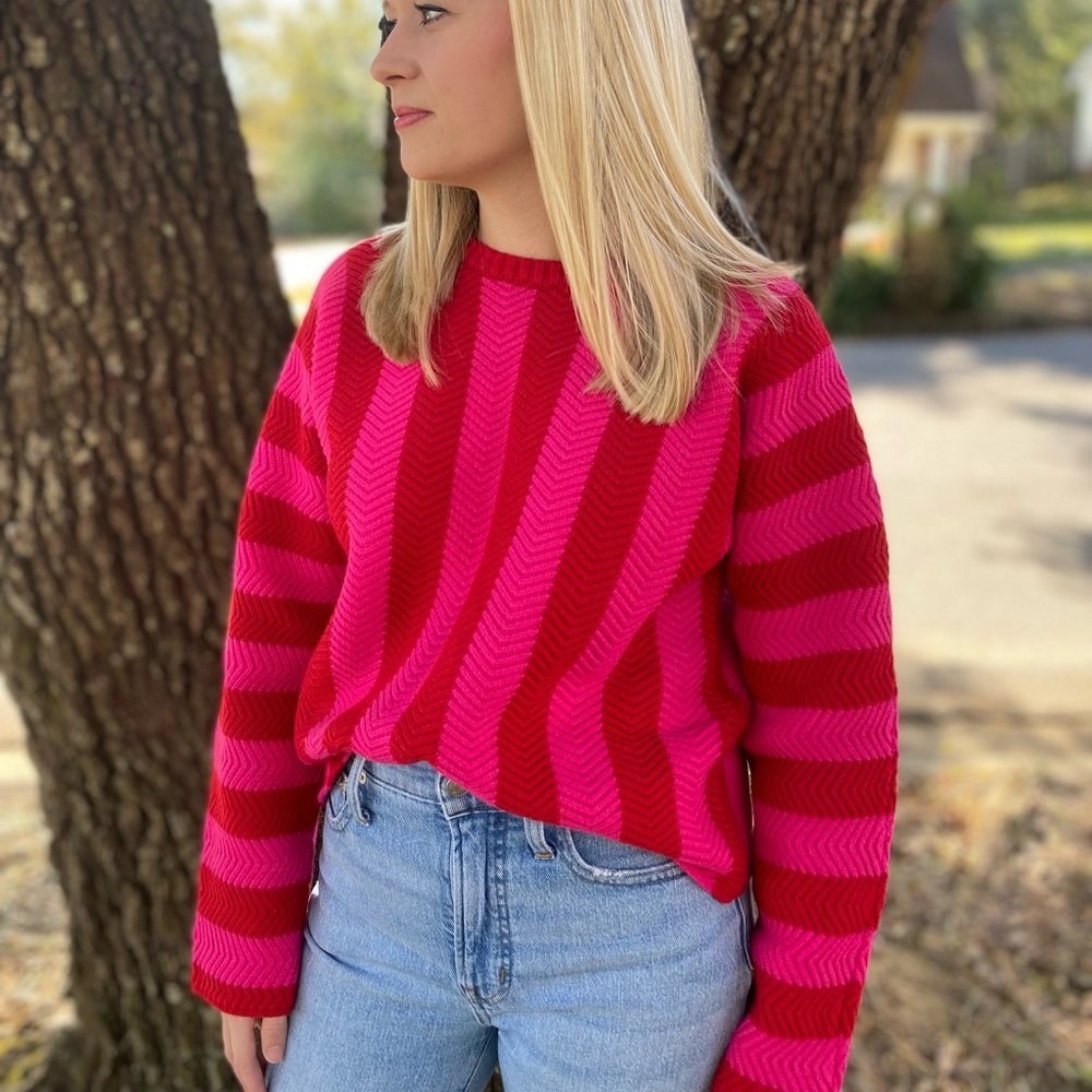 Pink/Red Sweater
